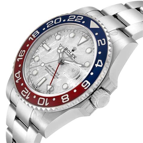 rolex gmt pepsi white dial|Rolex Pepsi bezel.